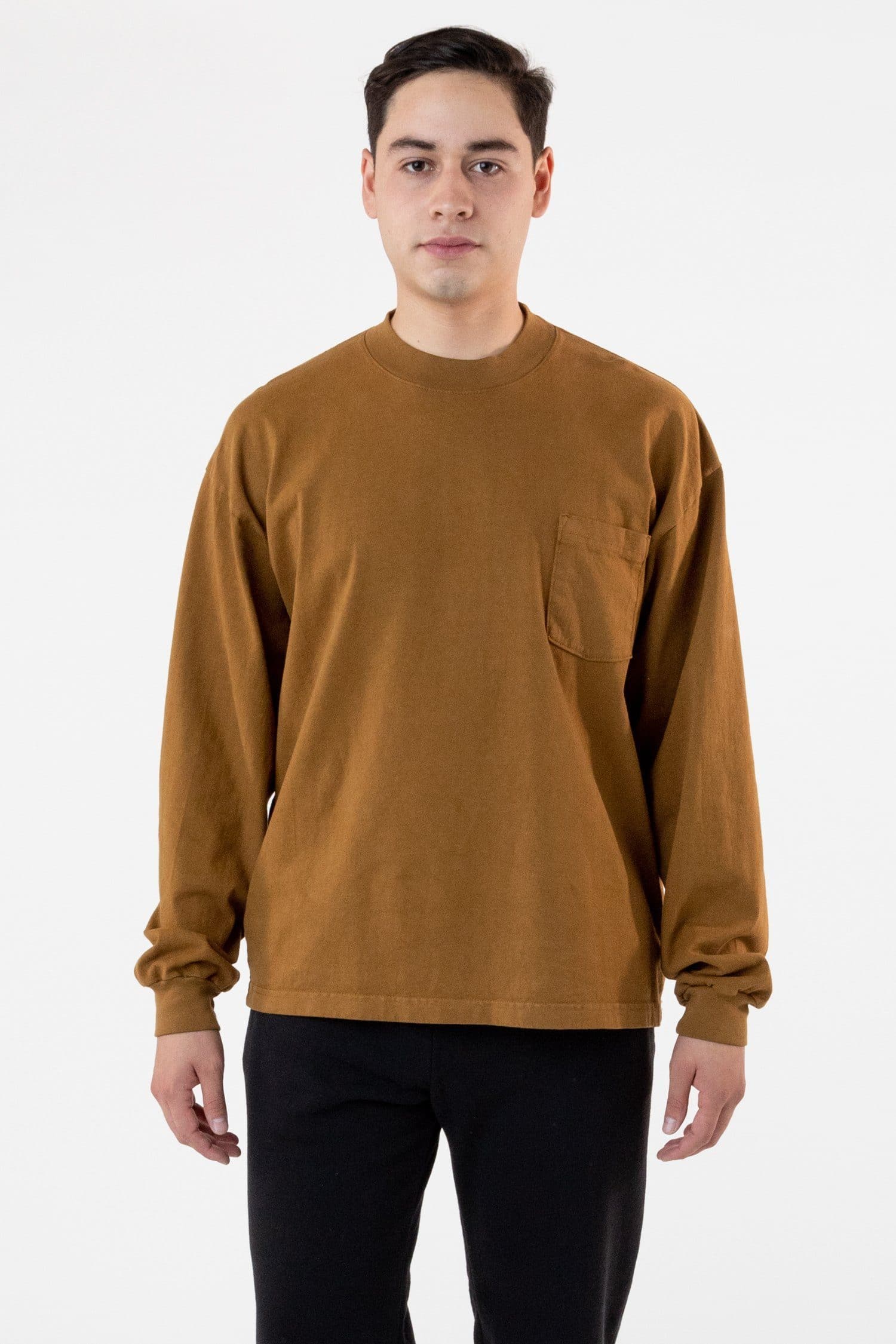 1210GD - 8.5 oz. Heavy Jersey Long Sleeve Boxy Work Shirt - Image 3