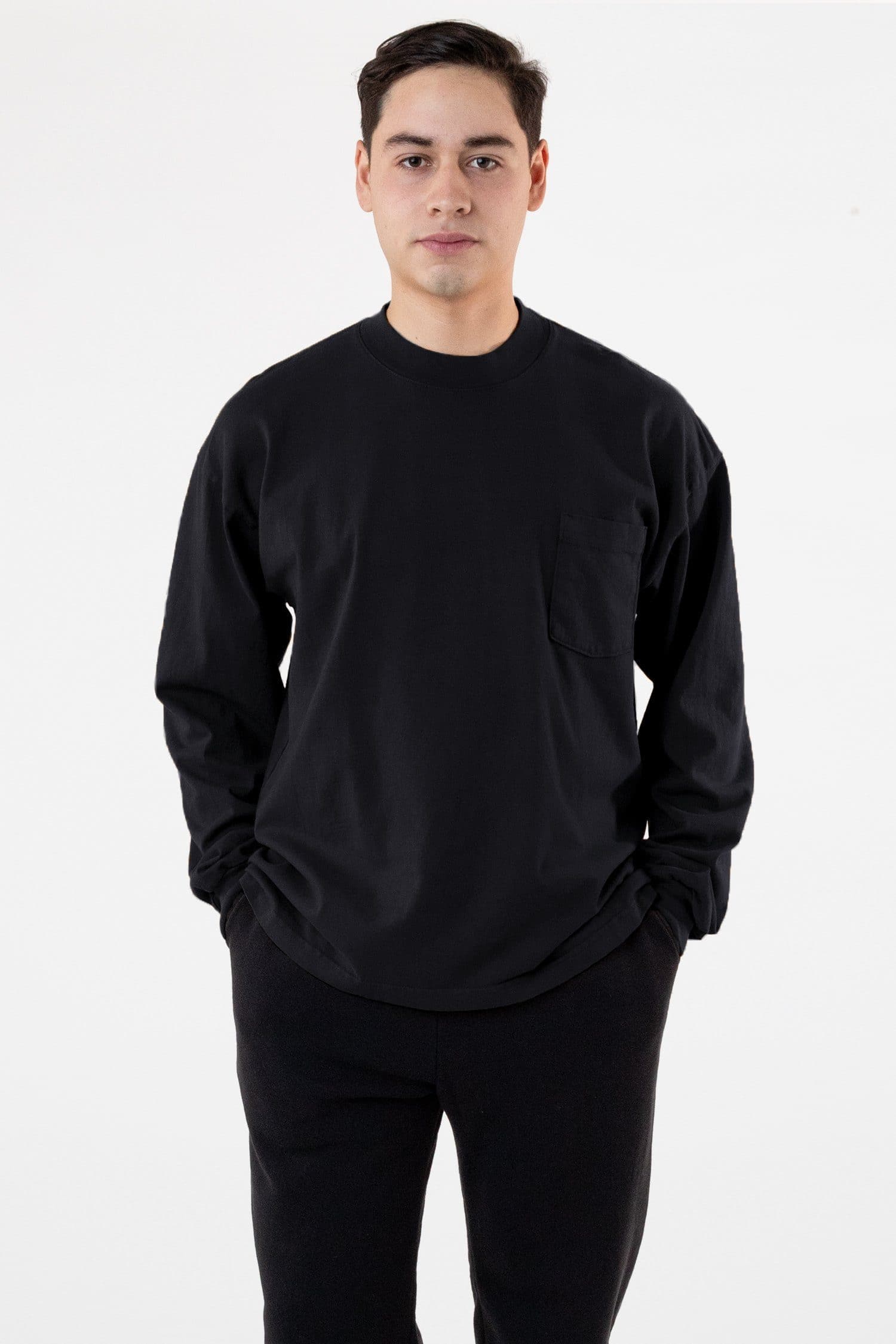 1210GD - 8.5 oz. Heavy Jersey Long Sleeve Boxy Work Shirt - Image 4
