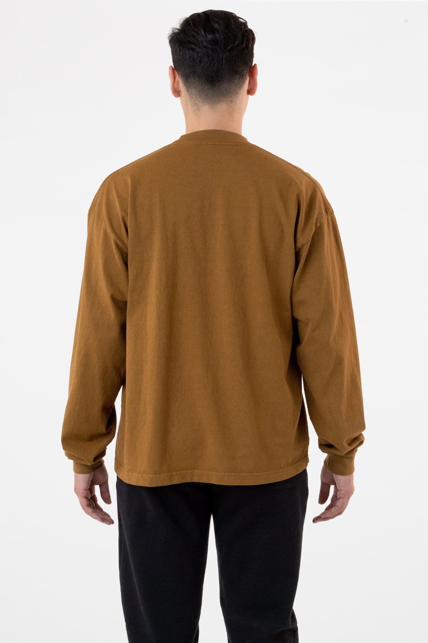 1210GD - 8.5 oz. Heavy Jersey Long Sleeve Boxy Work Shirt - Image 5