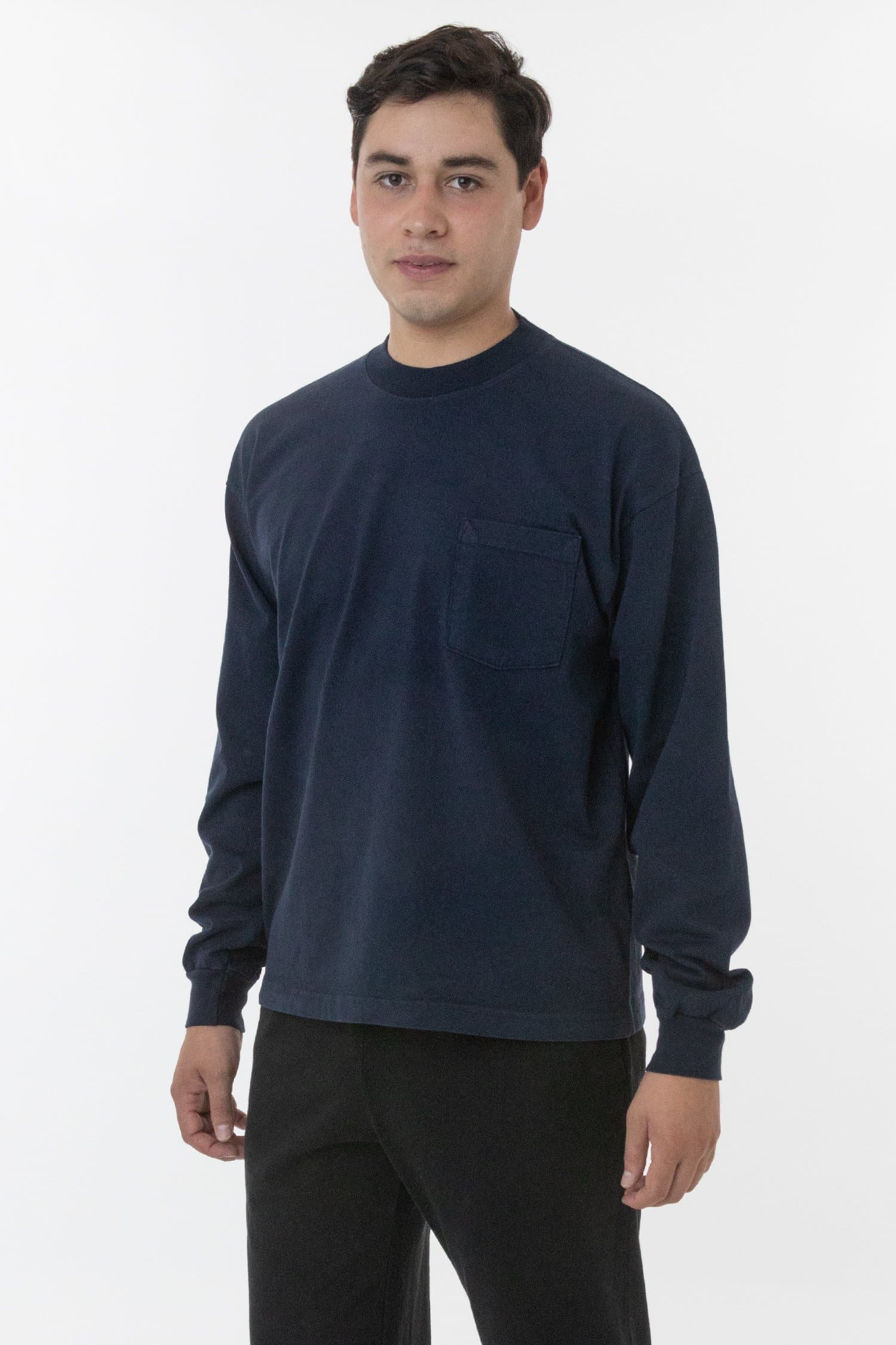 1210GD - 8.5 oz. Heavy Jersey Long Sleeve Boxy Work Shirt - Image 7