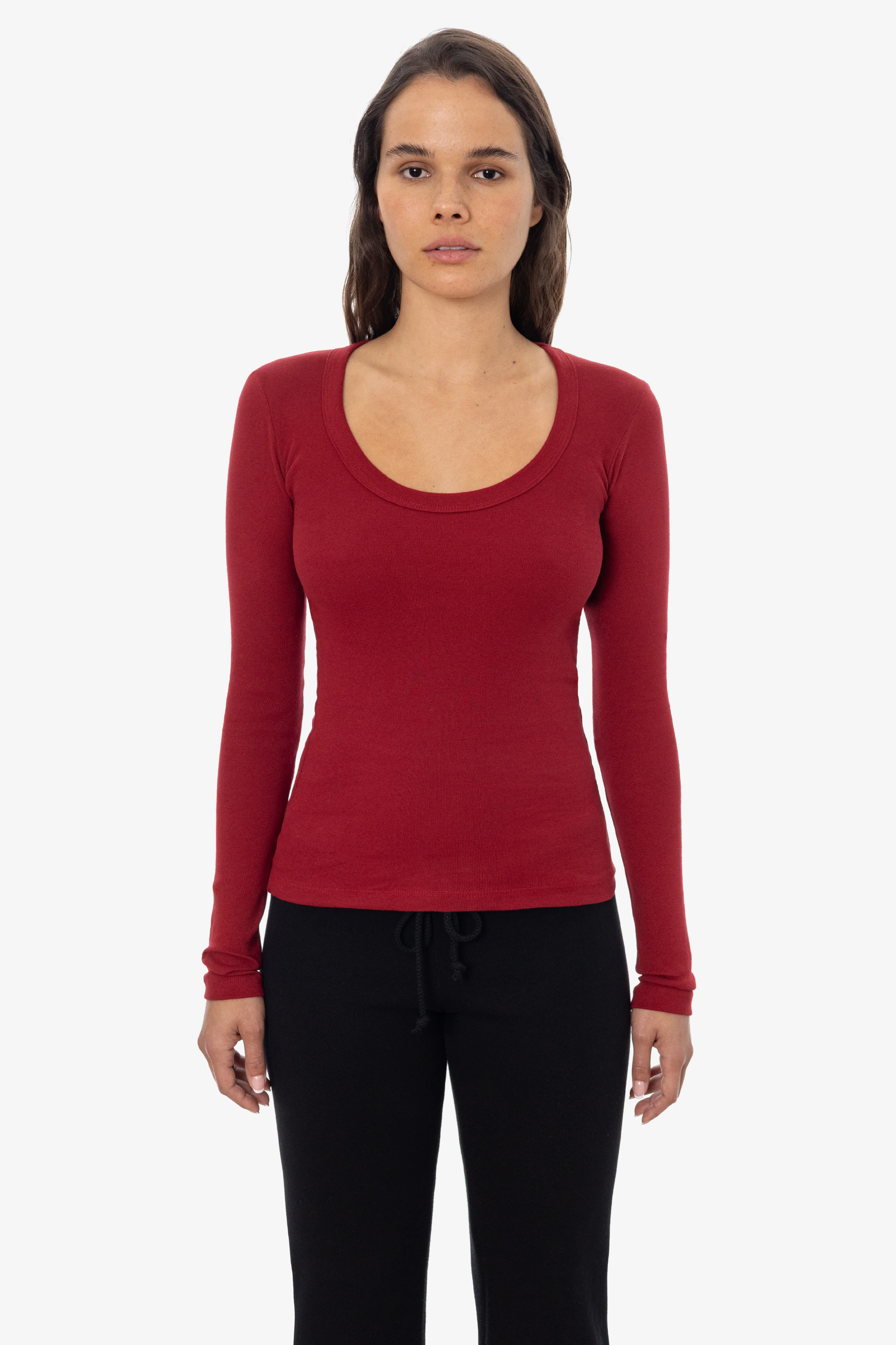 43082 - Baby Rib L/S Scoopneck Tee - Image 7