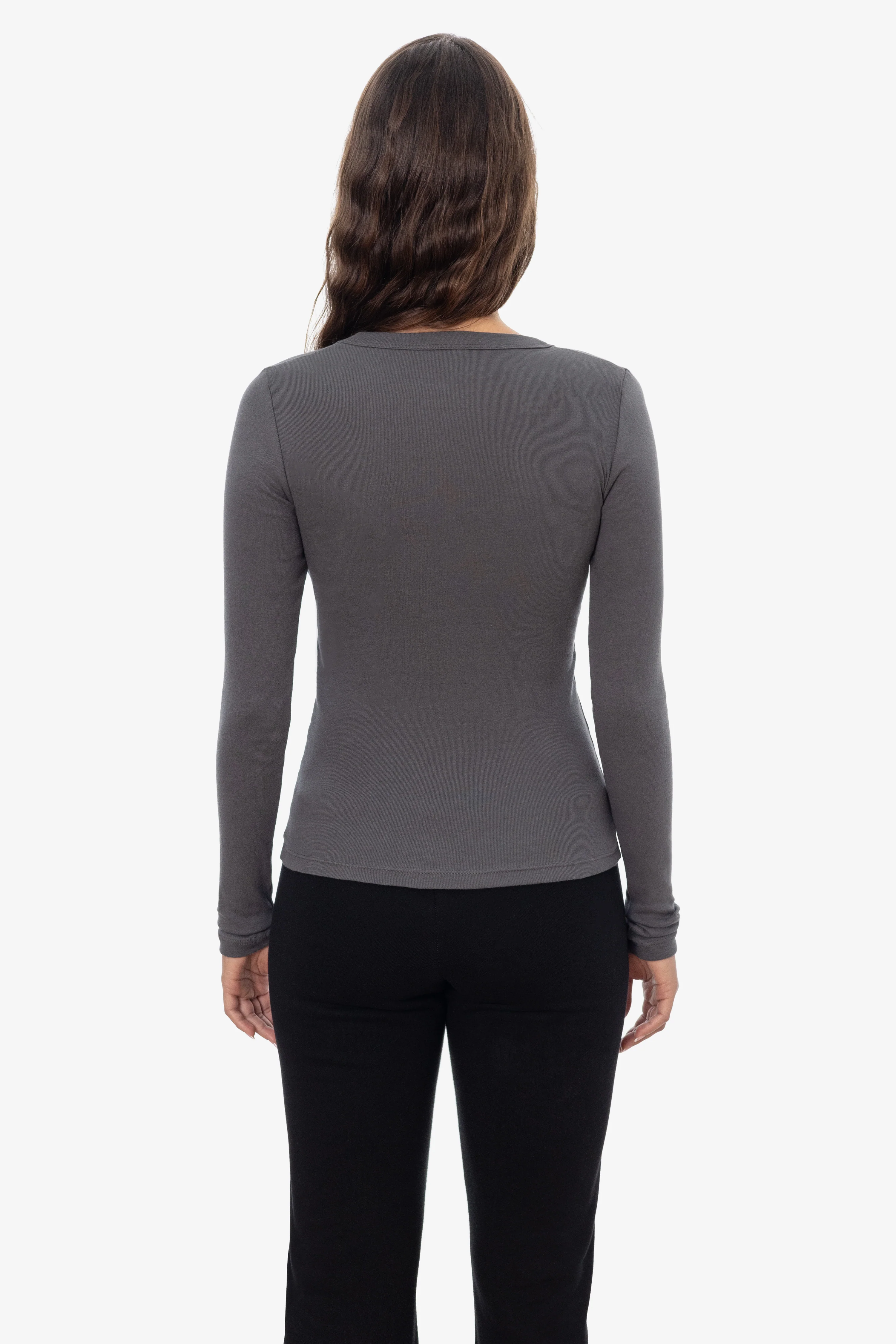 43082 - Baby Rib L/S Scoopneck Tee - Image 8