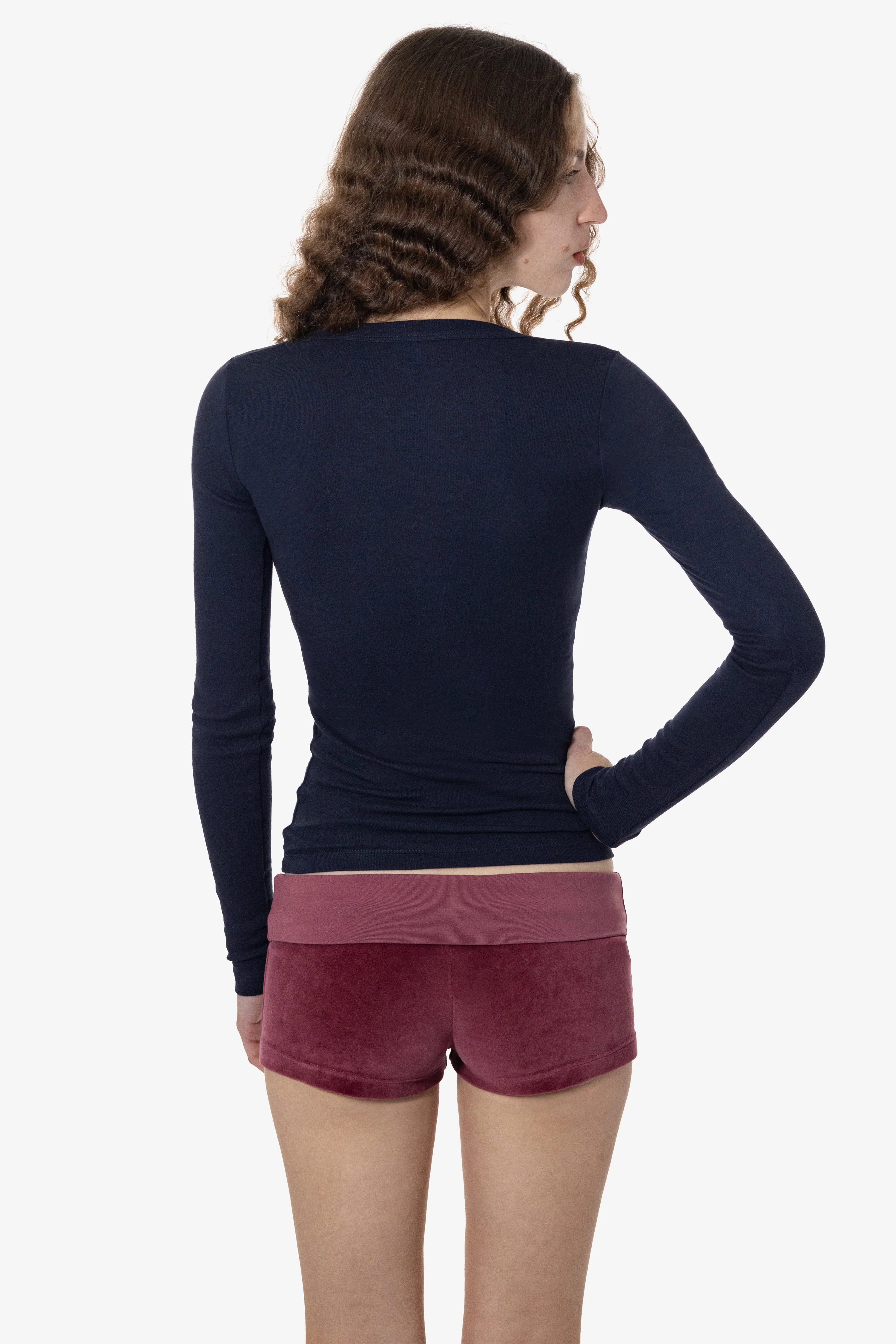 43082 - Baby Rib L/S Scoopneck Tee - Image 9