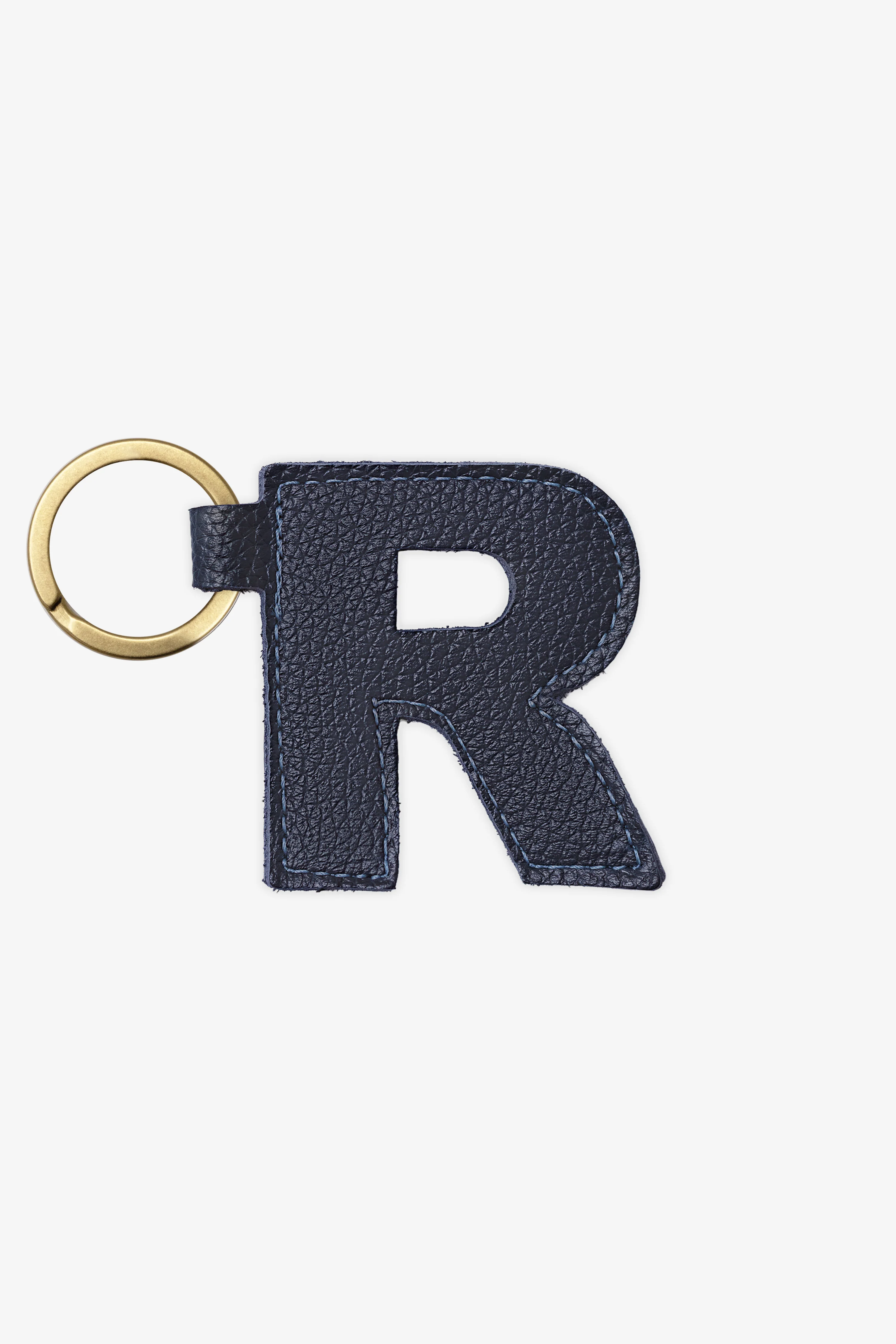 RLH520 - Leather Alphabet Keychain - Image 15