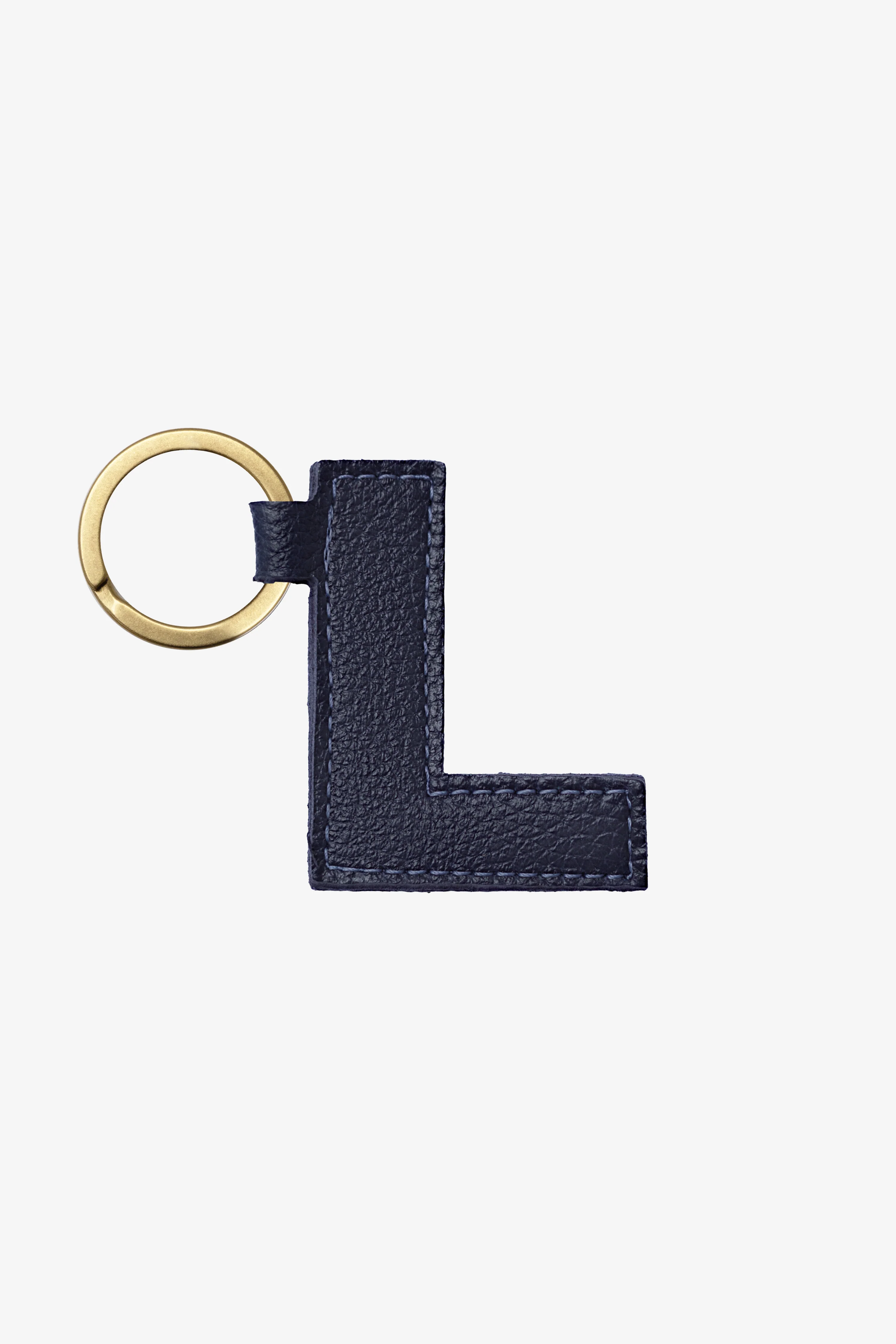 RLH520 - Leather Alphabet Keychain - Image 21