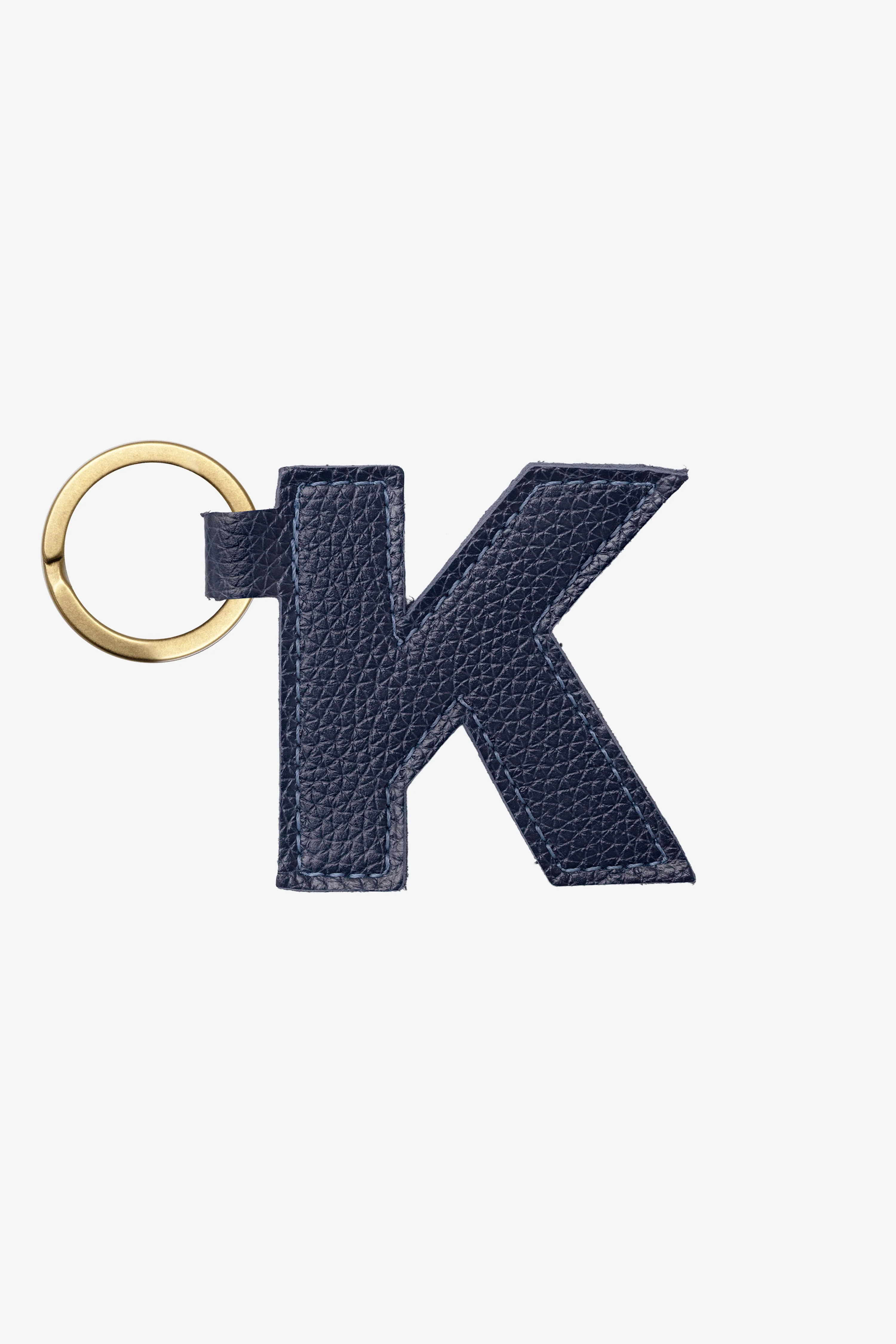 RLH520 - Leather Alphabet Keychain - Image 22