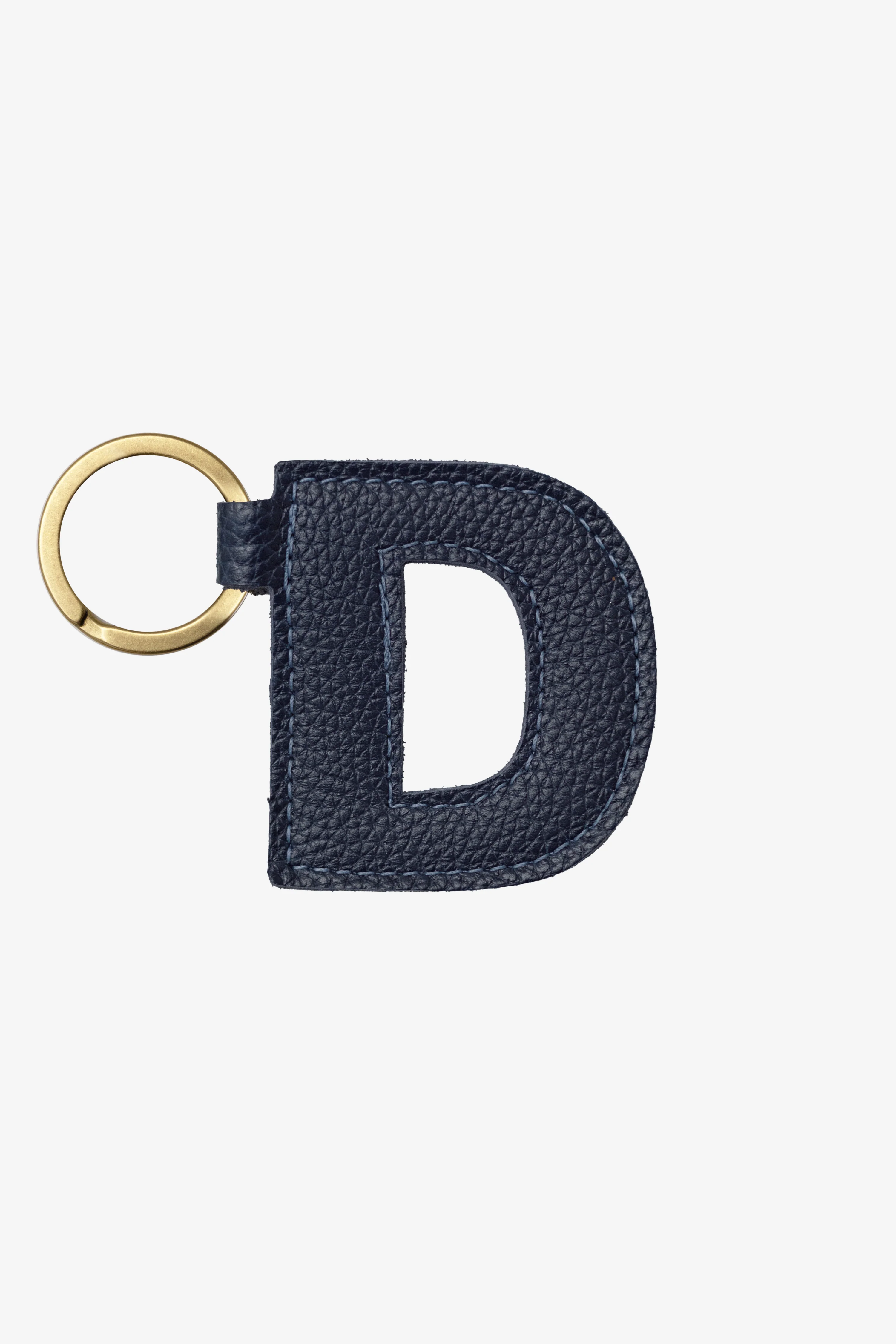 RLH520 - Leather Alphabet Keychain - Image 4