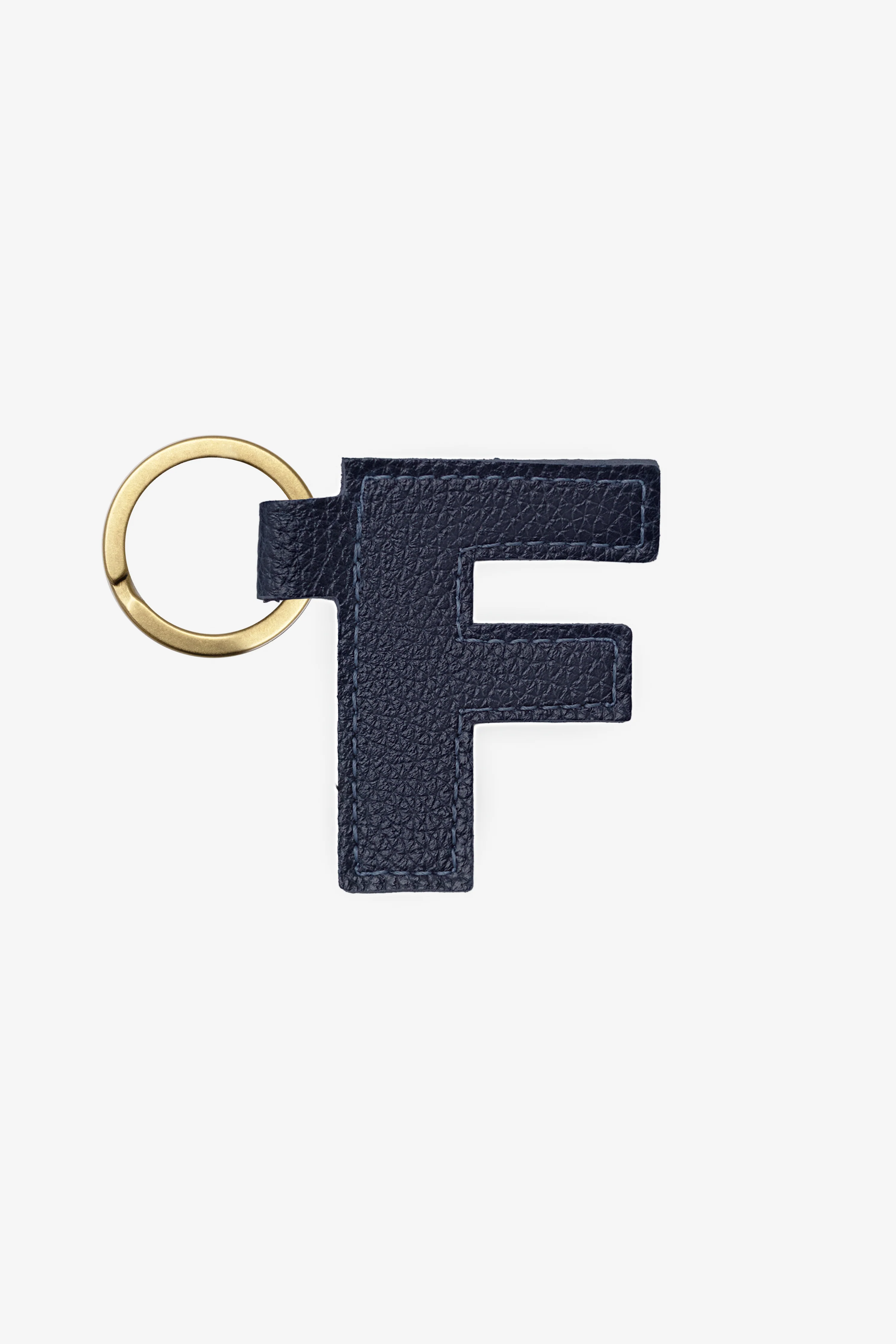 RLH520 - Leather Alphabet Keychain - Image 6