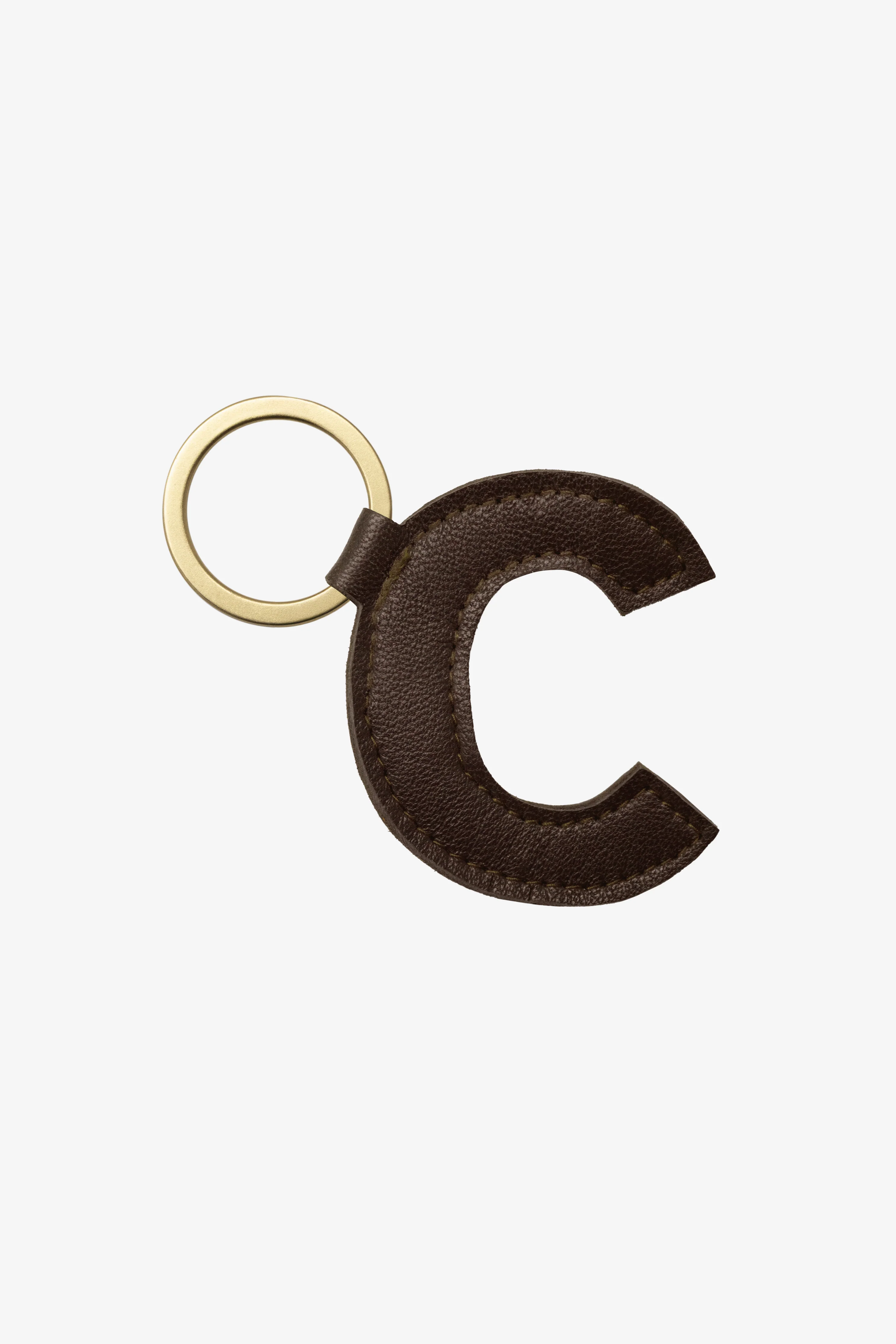 RLH520 - Leather Alphabet Keychain - Image 3