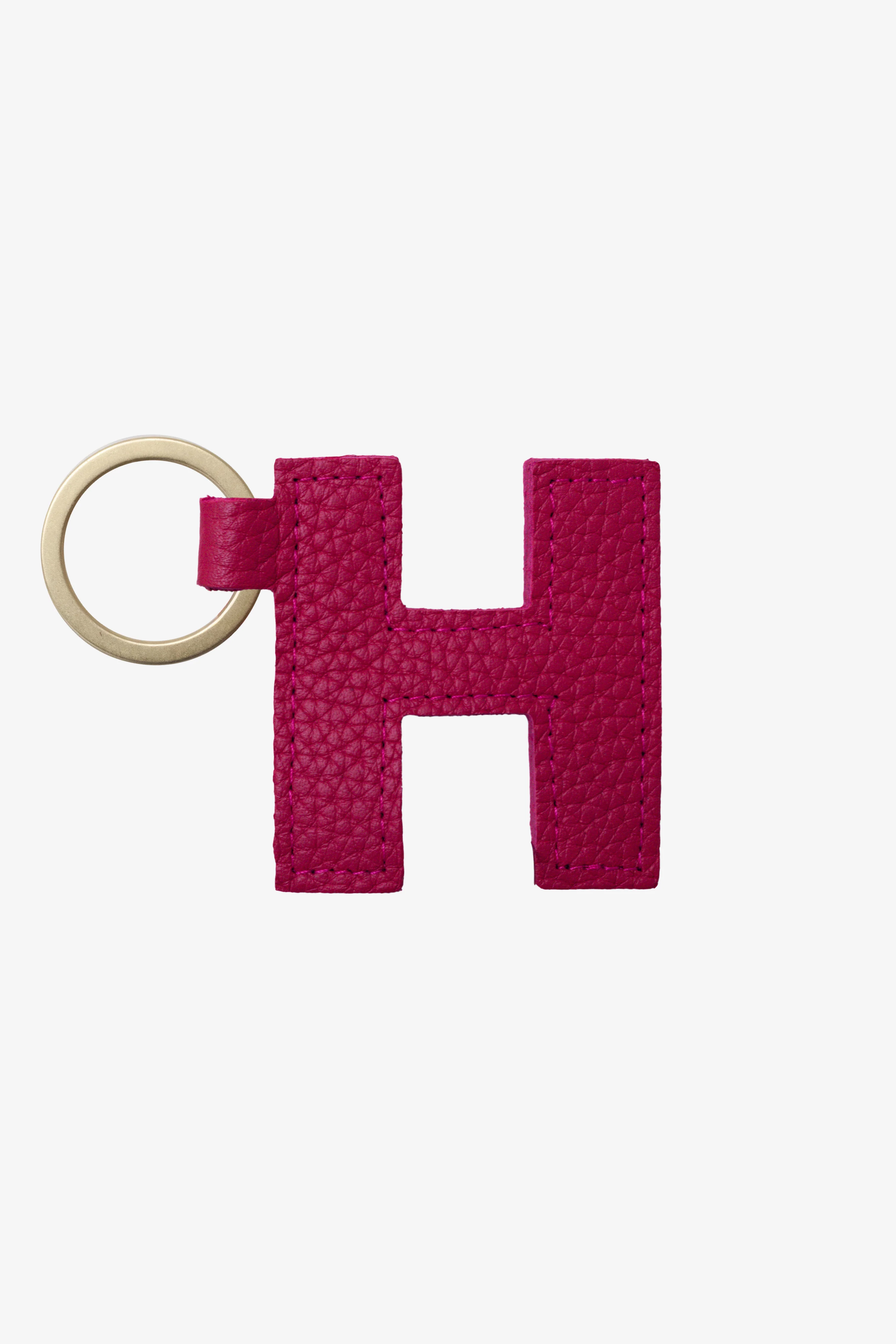 RLH520 - Leather Alphabet Keychain - Image 25