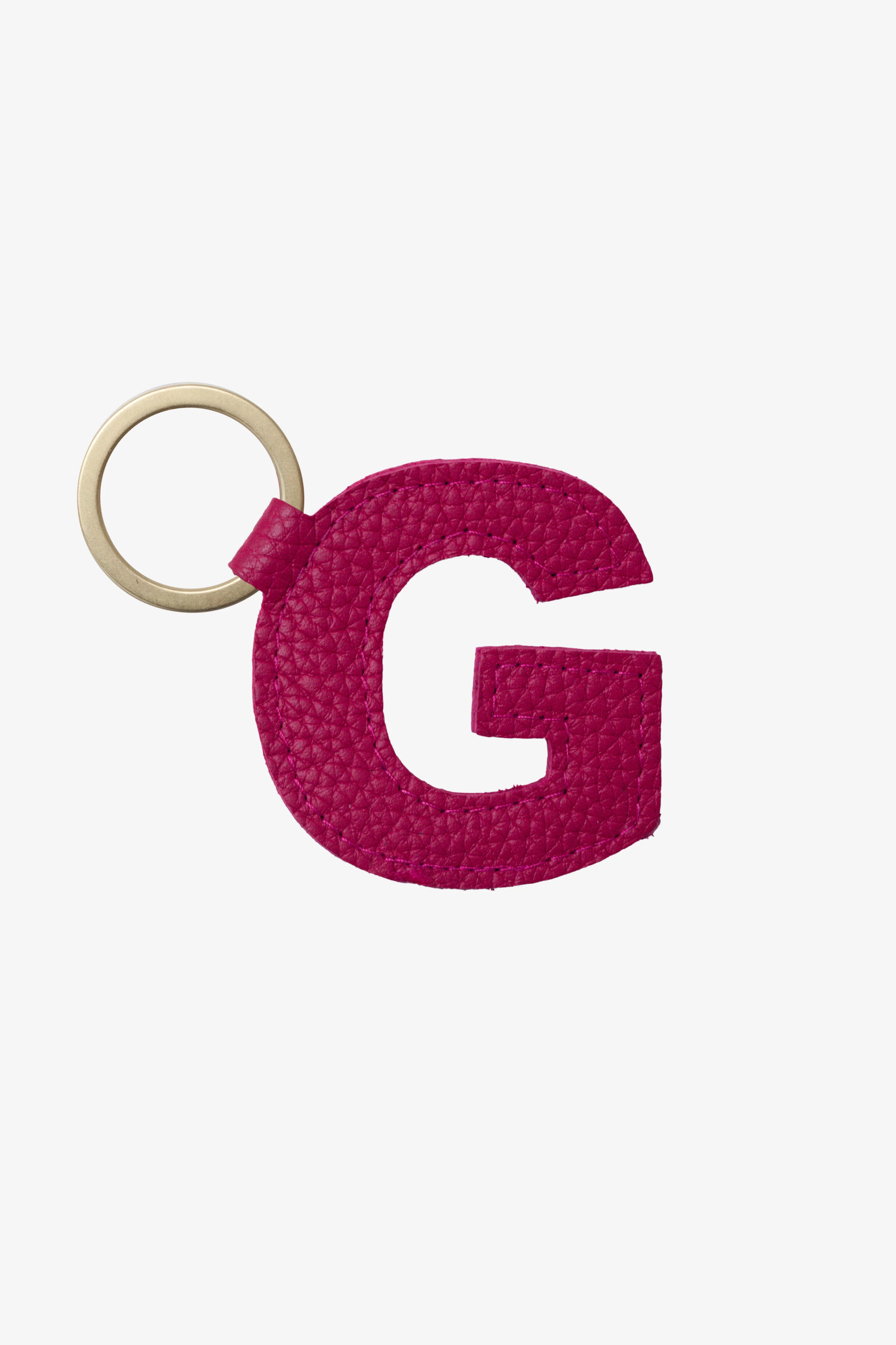 RLH520 - Leather Alphabet Keychain - Image 26