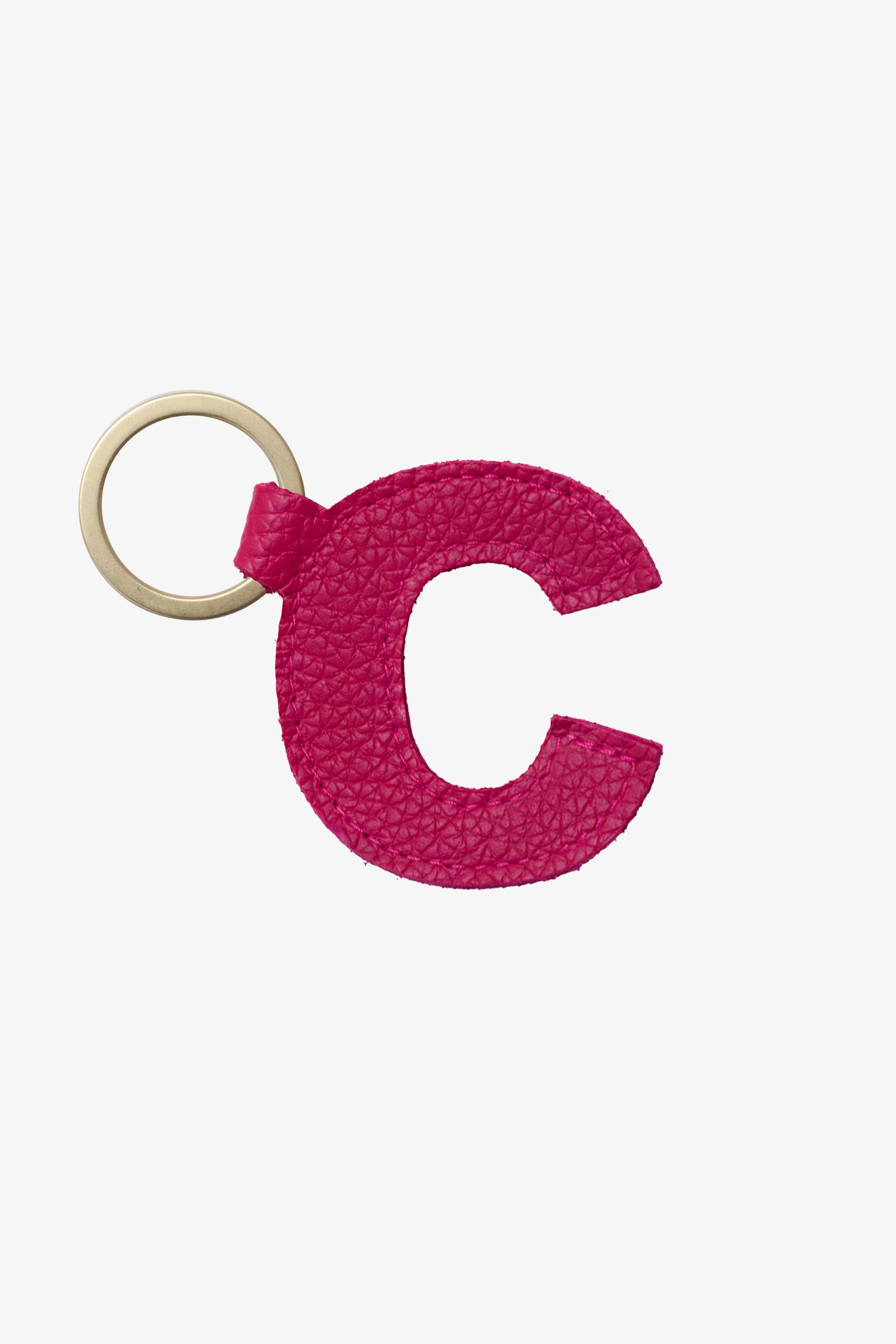 RLH520 - Leather Alphabet Keychain - Image 3